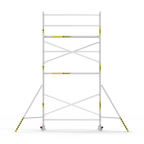 Panthera Afsluitbare Steigeraanhanger + Basic Rolsteiger 90 x 305 x 7,2m werkhoogte