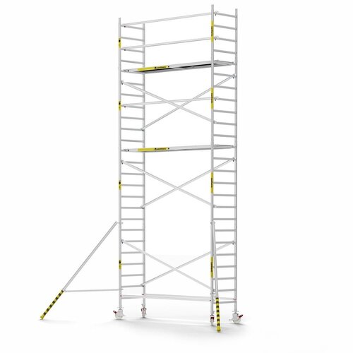 Panthera Afsluitbare Steigeraanhanger + Basic Rolsteiger 90 x 305 x 8,2m werkhoogte