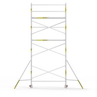 Panthera Afsluitbare Steigeraanhanger + Basic Rolsteiger 90 x 305 x 8,2m werkhoogte