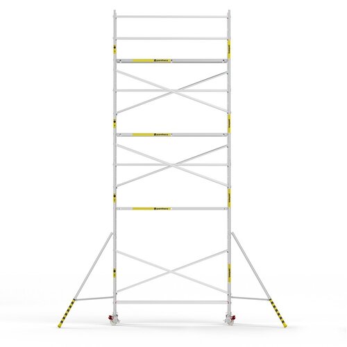 Panthera Afsluitbare Steigeraanhanger + Basic Rolsteiger 90 x 305 x 9,2m werkhoogte