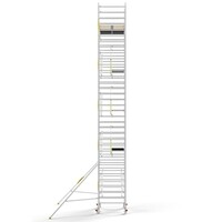 Panthera Steigeraanhanger + PRO Rolsteiger 135 x 190 x 11,2m werkhoogte, met enkele voorloopleuning
