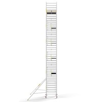 Panthera Steigeraanhanger + PRO Rolsteiger 135 x 190 x 13,2m werkhoogte, met enkele voorloopleuning
