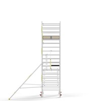 Panthera Steigeraanhanger + PRO Rolsteiger 135 x 190 x 6,2m werkhoogte, met enkele voorloopleuning