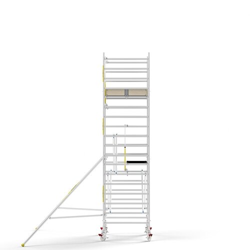 Panthera Steigeraanhanger + PRO Rolsteiger 135 x 190 x 6,2m werkhoogte, met enkele voorloopleuning