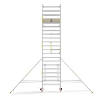Panthera Steigeraanhanger + PRO Rolsteiger 135 x 190 x 7,2m werkhoogte, met dubbele voorloopleuning