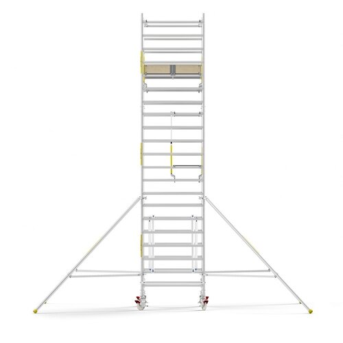 Panthera Steigeraanhanger + PRO Rolsteiger 135 x 190 x 7,2m werkhoogte, met dubbele voorloopleuning