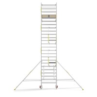 Panthera Steigeraanhanger + PRO Rolsteiger 135 x 190 x 8,2m werkhoogte, met dubbele voorloopleuning