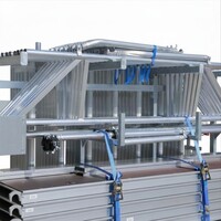 Panthera Steigeraanhanger + PRO Rolsteiger 135 x 190 x 8,2m werkhoogte, met enkele voorloopleuning