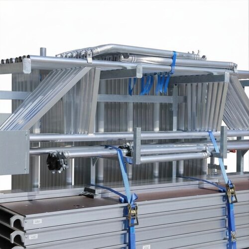Panthera Steigeraanhanger + PRO Rolsteiger 135 x 190 x 8,2m werkhoogte, met enkele voorloopleuning