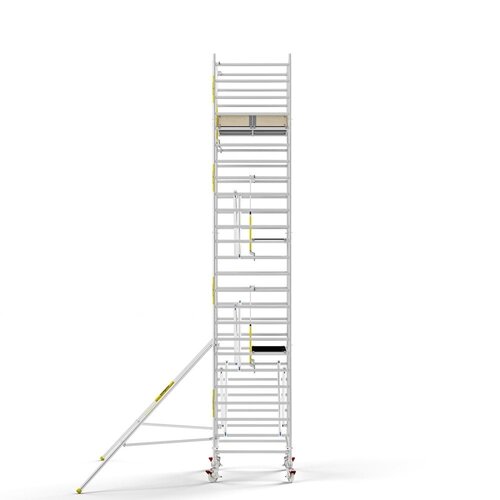 Panthera Steigeraanhanger + PRO Rolsteiger 135 x 190 x 8,2m werkhoogte, met enkele voorloopleuning