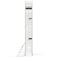 Panthera Steigeraanhanger + PRO Rolsteiger 135 x 250 x 11,2m werkhoogte, met enkele voorloopleuning