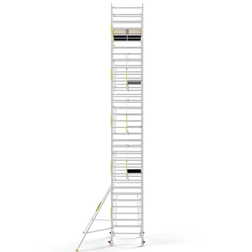 Panthera Steigeraanhanger + PRO Rolsteiger 135 x 250 x 11,2m werkhoogte, met enkele voorloopleuning
