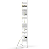 Panthera Steigeraanhanger + PRO Rolsteiger 135 x 250 x 12,2m werkhoogte, met enkele voorloopleuning