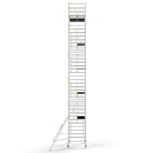 Panthera Steigeraanhanger + PRO Rolsteiger 135 x 250 x 12,2m werkhoogte, met enkele voorloopleuning