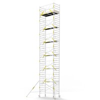 Panthera Steigeraanhanger + PRO Rolsteiger 135 x 250 x 14,2m werkhoogte, met enkele voorloopleuning