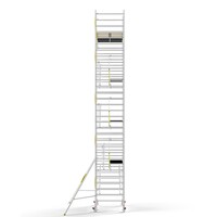 Panthera Steigeraanhanger + PRO Rolsteiger 135 x 305 x 10,2m werkhoogte, met enkele voorloopleuning