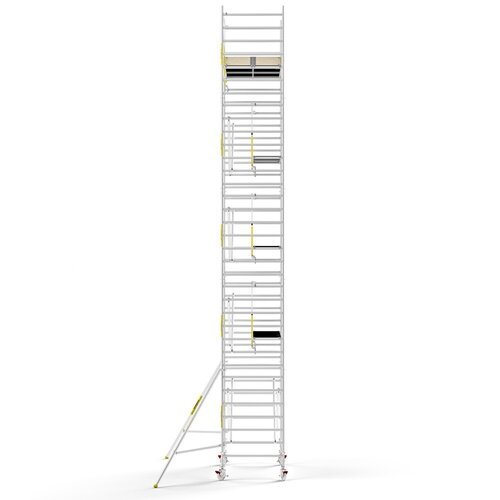 Panthera Steigeraanhanger + PRO Rolsteiger 135 x 305 x 11,2m werkhoogte, met enkele voorloopleuning