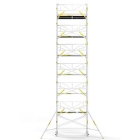 Panthera Steigeraanhanger + PRO Rolsteiger 135 x 305 x 14,2m werkhoogte, met enkele voorloopleuning