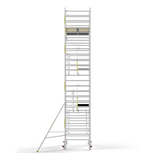 Panthera Steigeraanhanger + PRO Rolsteiger 135 x 305 x 8,2m werkhoogte, met enkele voorloopleuning