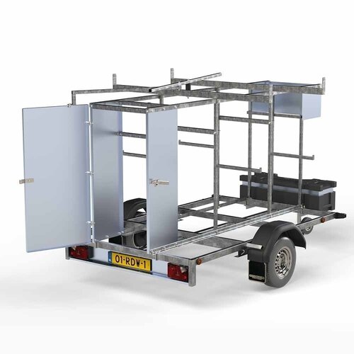 Panthera Steigeraanhanger 2,5 meter - Afsluitbaar