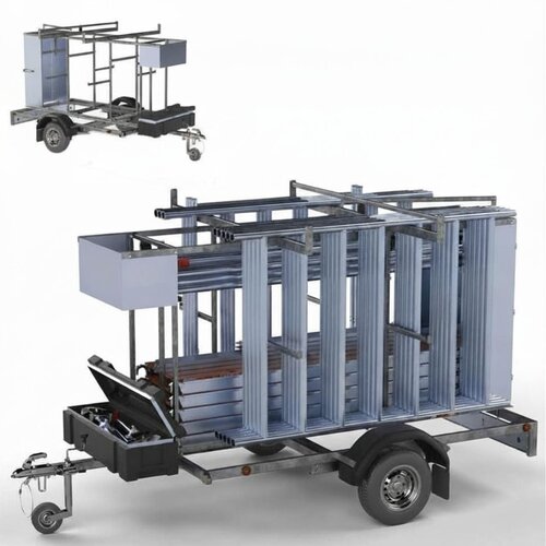 Panthera Steigeraanhanger 3,05 meter - Afsluitbaar