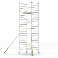 Panthera Afsluitbare Steigeraanhanger + Basic Rolsteiger 135 x 190 x 7,2m werkhoogte