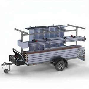 Panthera Steigeraanhanger + Basic Rolsteiger 90 x 305 x 6,2m werkhoogte