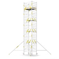 MAANDDEAL: Panthera PRO met dubbele voorloopleuning 135x185x10,2m werkhoogte carbon vloer