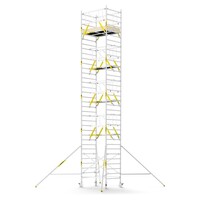 MAANDDEAL: Panthera PRO met dubbele voorloopleuning 135x185x11,2m werkhoogte carbon vloer