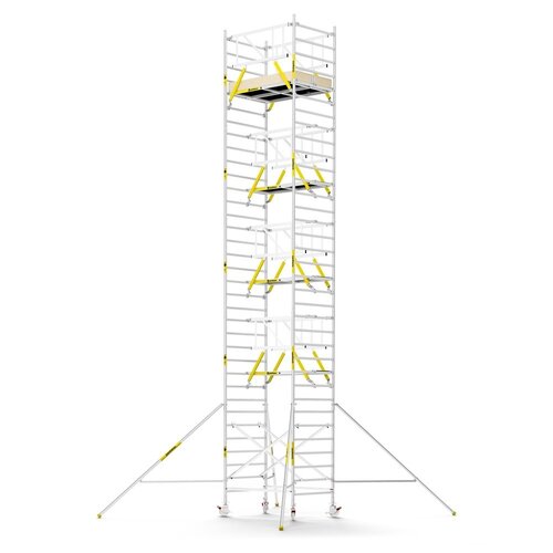 MAANDDEAL: Panthera PRO met dubbele voorloopleuning 135x185x11,2m werkhoogte carbon vloer