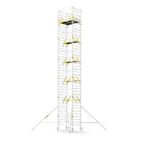 MAANDDEAL: Panthera PRO met dubbele voorloopleuning 135x185x13,2m werkhoogte carbon vloer