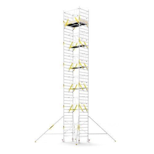 MAANDDEAL: Panthera PRO met dubbele voorloopleuning 135x185x13,2m werkhoogte carbon vloer