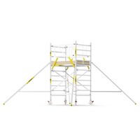 MAANDDEAL: Panthera PRO met dubbele voorloopleuning 135x185x4,2m werkhoogte