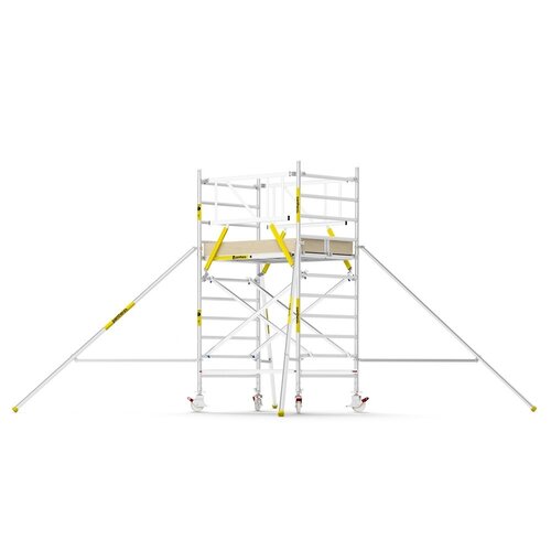 MAANDDEAL: Panthera PRO met dubbele voorloopleuning 135x185x4,2m werkhoogte