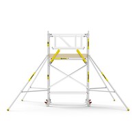 MAANDDEAL: Panthera PRO met dubbele voorloopleuning 135x185x4,2m werkhoogte carbon vloer