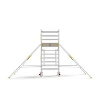 MAANDDEAL: Panthera PRO met dubbele voorloopleuning 135x185x4,2m werkhoogte carbon vloer
