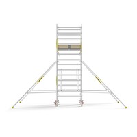 MAANDDEAL: Panthera PRO met dubbele voorloopleuning 135x185x5,2m werkhoogte carbon vloer