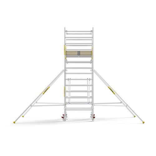 MAANDDEAL: Panthera PRO met dubbele voorloopleuning 135x185x5,2m werkhoogte carbon vloer