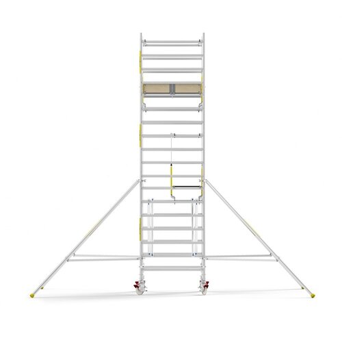 MAANDDEAL: Panthera PRO met dubbele voorloopleuning 135x185x6,2m werkhoogte carbon vloer