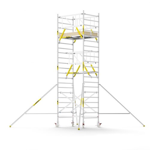 MAANDDEAL: Panthera PRO met dubbele voorloopleuning 135x185x7,2m werkhoogte carbon vloer