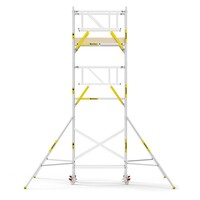 MAANDDEAL: Panthera PRO met dubbele voorloopleuning 135x185x7,2m werkhoogte carbon vloer