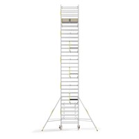 MAANDDEAL: Panthera PRO met dubbele voorloopleuning 135x245x10,2m werkhoogte carbon vloer