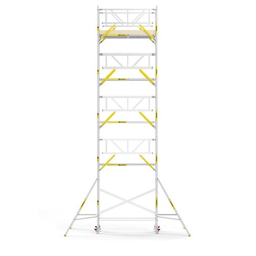 MAANDDEAL: Panthera PRO met dubbele voorloopleuning 135x245x11,2m werkhoogte