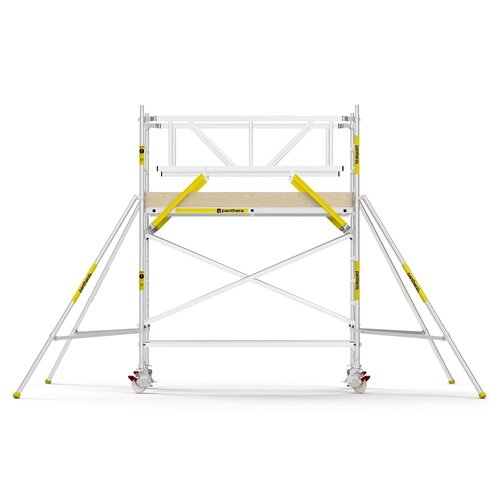 MAANDDEAL: Panthera PRO met dubbele voorloopleuning 135x245x4,2m werkhoogte
