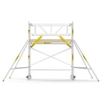 MAANDDEAL: Panthera PRO met dubbele voorloopleuning 135x245x4,2m werkhoogte carbon vloer