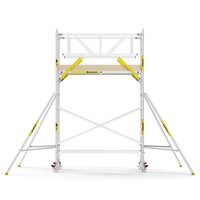 MAANDDEAL: Panthera PRO met dubbele voorloopleuning 135x245x5,2m werkhoogte