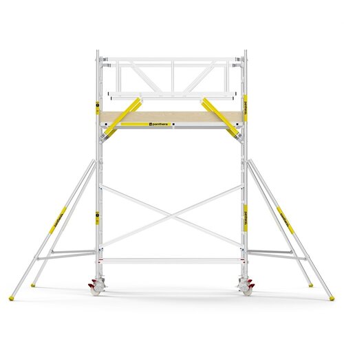 MAANDDEAL: Panthera PRO met dubbele voorloopleuning 135x245x5,2m werkhoogte