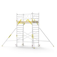 MAANDDEAL: Panthera PRO met dubbele voorloopleuning 135x245x5,2m werkhoogte carbon vloer