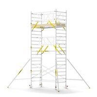 MAANDDEAL: Panthera PRO met dubbele voorloopleuning 135x245x7,2m werkhoogte carbon vloer