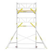 MAANDDEAL: Panthera PRO met dubbele voorloopleuning 135x245x7,2m werkhoogte carbon vloer